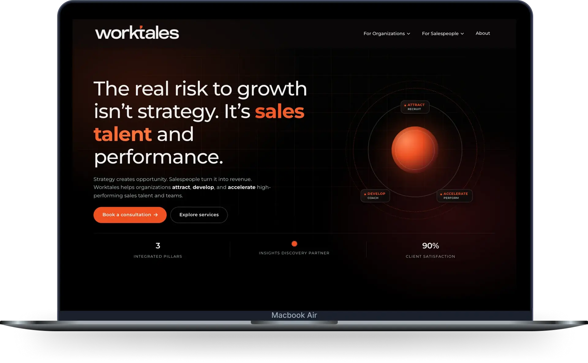 Worktales — desktop preview